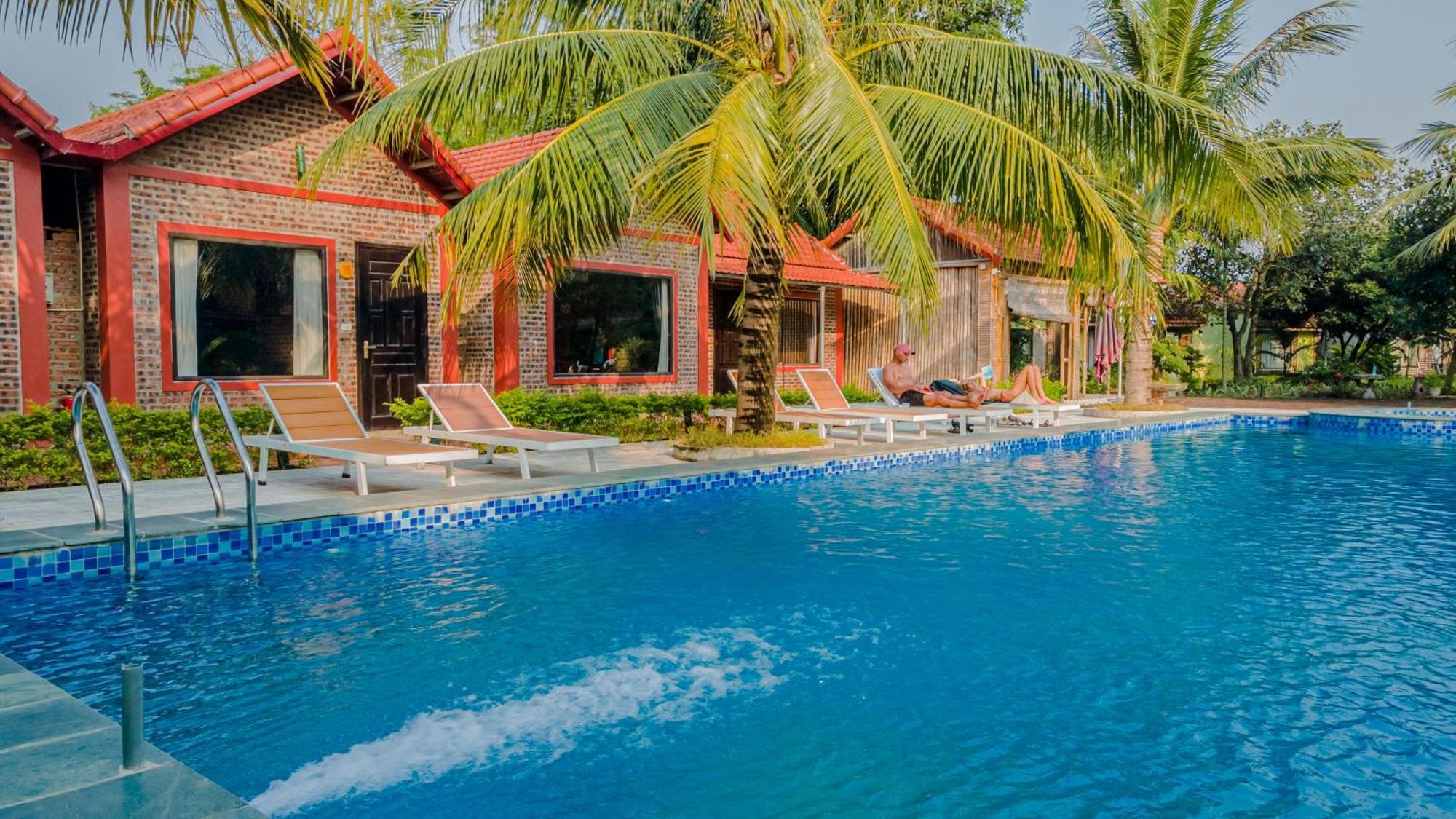 Tam Coc Green Garden Bungalow نينه بينه المظهر الخارجي الصورة