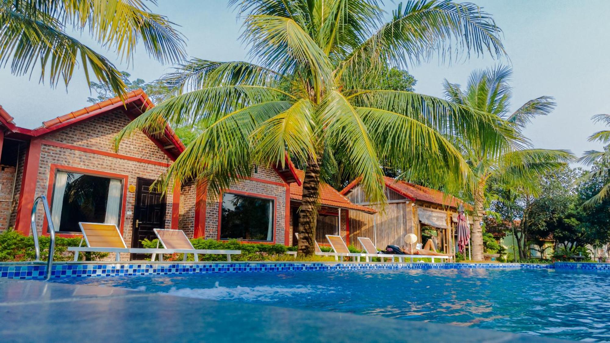 Tam Coc Green Garden Bungalow نينه بينه المظهر الخارجي الصورة