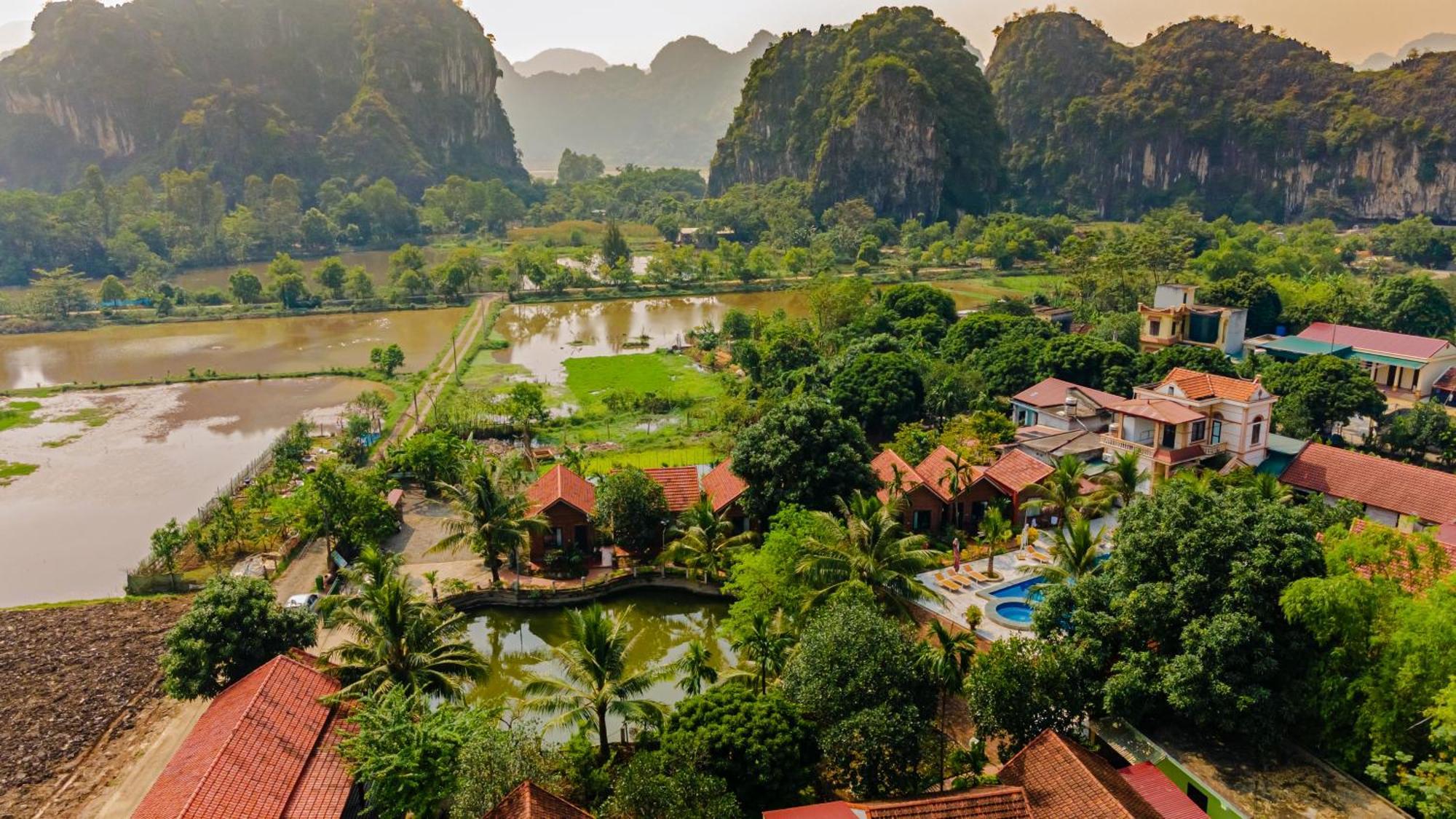 Tam Coc Green Garden Bungalow نينه بينه المظهر الخارجي الصورة
