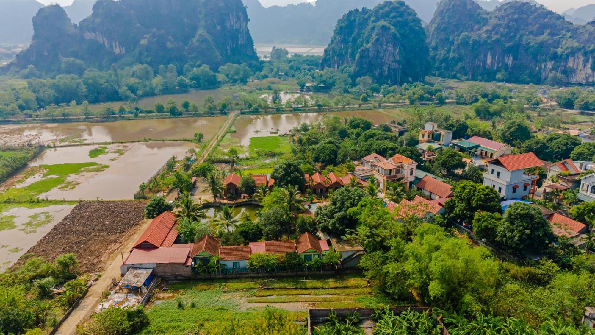 Tam Coc Green Garden Bungalow نينه بينه المظهر الخارجي الصورة